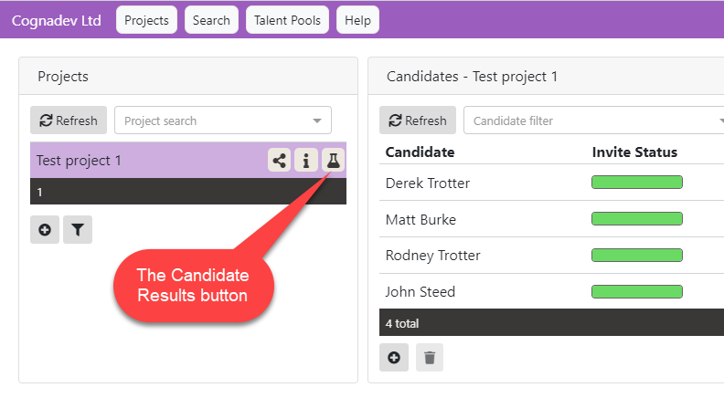 Candidate Results button image